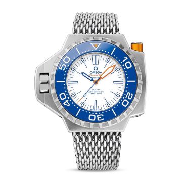 Omega Seamaster PloProf Co-Axial Master Chronometer Titanium / White / Blue