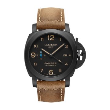 Panerai Luminor 1950 44 3 Days GMT Automatic Ceramic / Black / Dirty Dial
