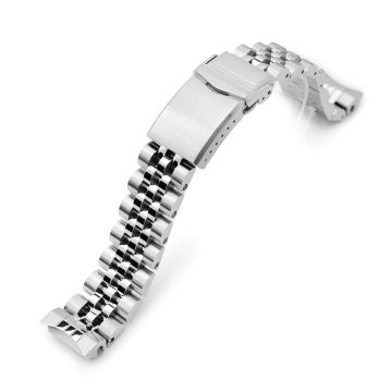 Angus-J Louis 20mm Stainless Steel Bracelet for Seiko MM300 Prospex SBDX001 SBDX017 SBDX023 - 18mm