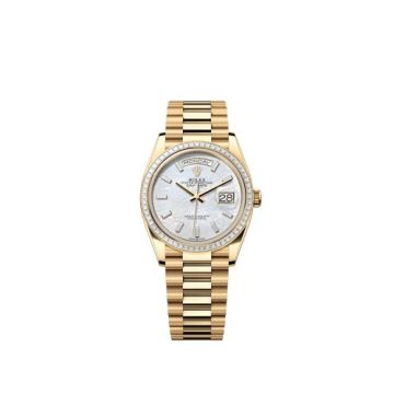 Rolex Day-Date 36 Yellow Gold - Baguette / MOP - Baguette / President