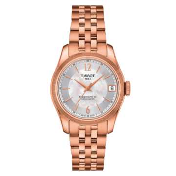 Tissot Ballade Powermatic 80 COSC 32 Rose Gold PVD / MOP / Bracelet