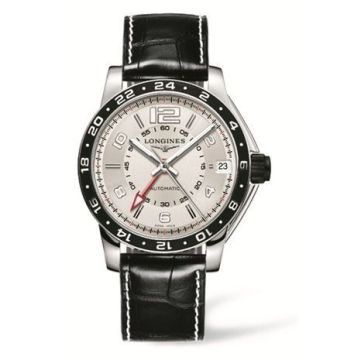 Longines Admiral GMT Ivory Black