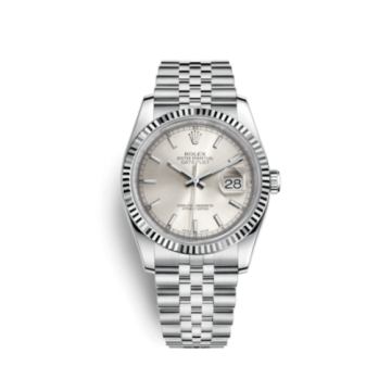 Rolex Datejust 36 Stainless Steel Fluted / Jubilee / Silver