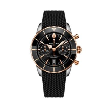 Breitling Superocean Heritage B01 Chronograph 42 Stainless Steel - Red Gold / Black / Rubber