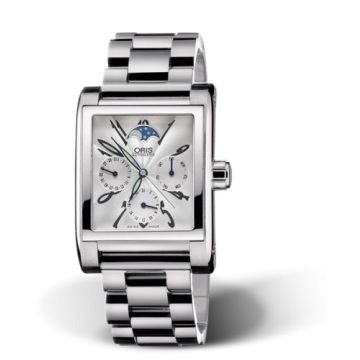 Oris Rectangular Complication Stainless Steel / Silver - Arabic