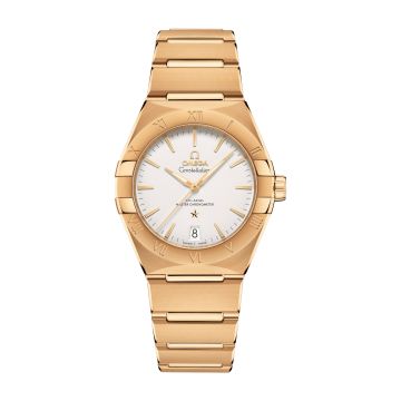 Omega Constellation Master Chronometer 36 Yellow Gold / Silver / Bracelet