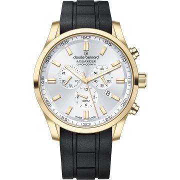 Claude Bernard Aquarider Chronograph 44 Gold / Silver