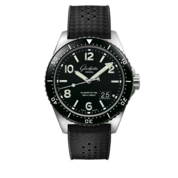 Glashütte Original SeaQ Panorama Date Stainless Steel / Black / Rubber - Pin