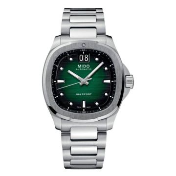 Mido Multifort TV Big Date Stainless Steel / Grey / Bracelet