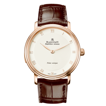 Blancpain Villeret Tourbillon Minute Repeater Automata Red Gold / Opaline