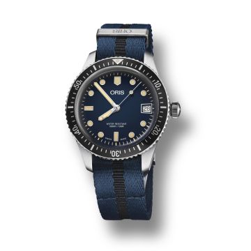 Oris Divers Sixty-Five 36 Stainless Steel / Blue / NATO