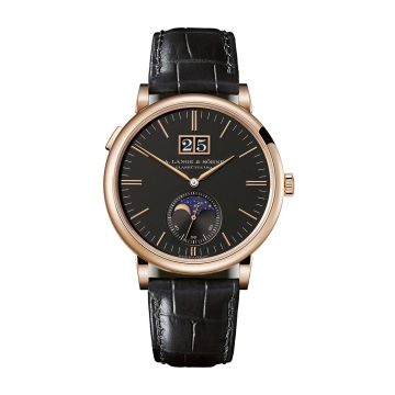 A. Lange & Söhne Saxonia Moonphase Pink Gold / Black