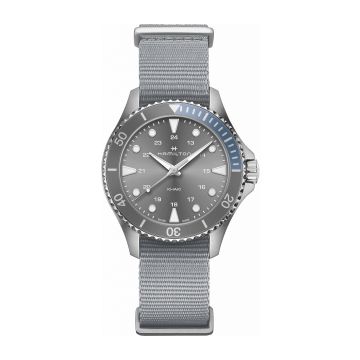 Hamilton Khaki Navy Scuba Quartz 37 Stainless Steel / Grey / NATO