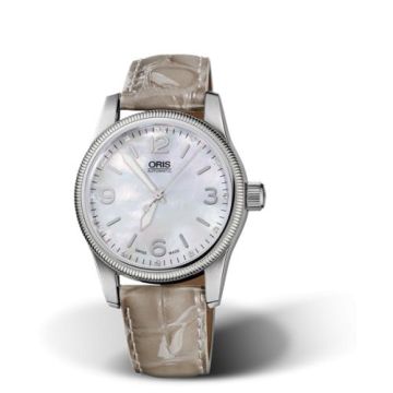 Oris Big Crown Diamonds 38 Stainless Steel / MOP