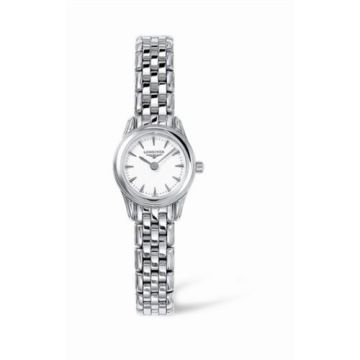 Longines Flagship 20 Quartz Stainless Steel White
