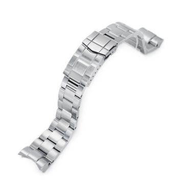 Super-O Boyer Watch Band for TUD BB, 316L Stainless Steel Brushed SUB Clasp - 18mm