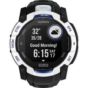 Garmin Instinct 3 – 50mm SOLAR Black / Whitestone