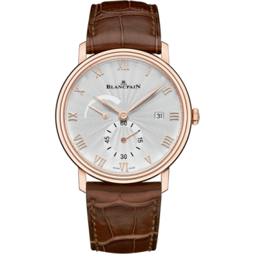 Blancpain Villeret Ultraplate Power Reserve Date Red Gold / Opaline