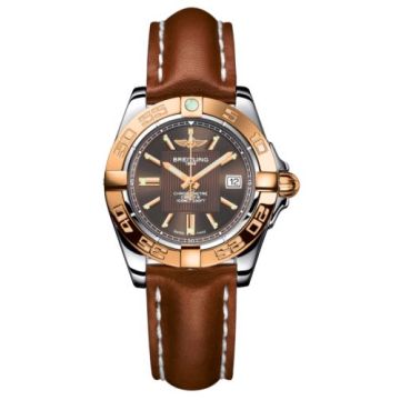 Breitling Galactic 32 Stainless Steel / Rose Gold / Solar Bronze / Calf