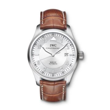 IWC Schaffhausen Pilot's Watch Spitfire Mark XVI Stainless Steel / Silver / Strap