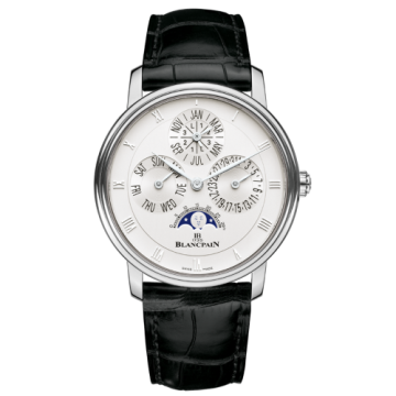 Blancpain Villeret Quantième Perpétuel White Gold / Opaline