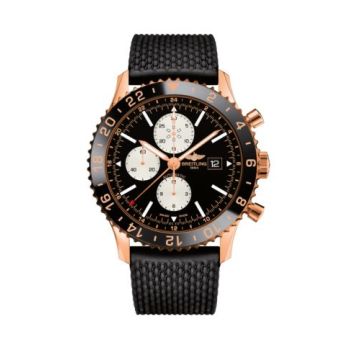 Breitling Chronoliner Red Gold / Black / Rubber