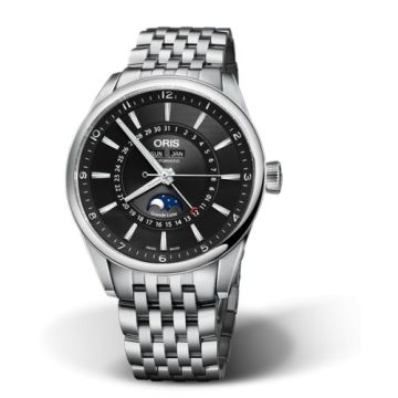 Oris Artix Complication Stainless Steel / Black / Bracelet