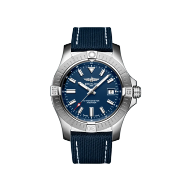 Breitling Avenger Automatic 43 Stainless Steel / Blue / Military / Folding