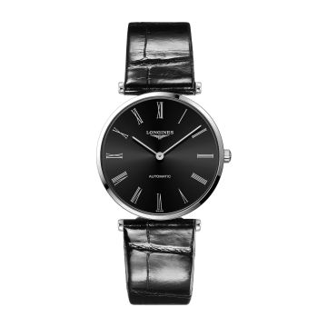 Longines La Grande Classique Automatic 36 Stainless Steel / Black - Roman