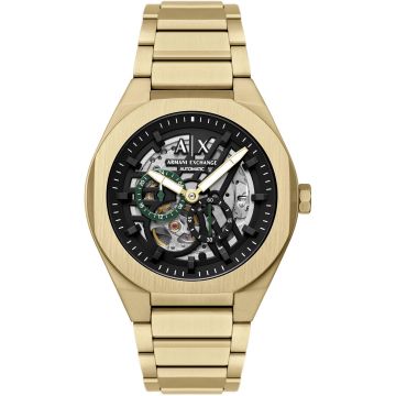 Armani Exchange Sync Automatic 44mm Gold