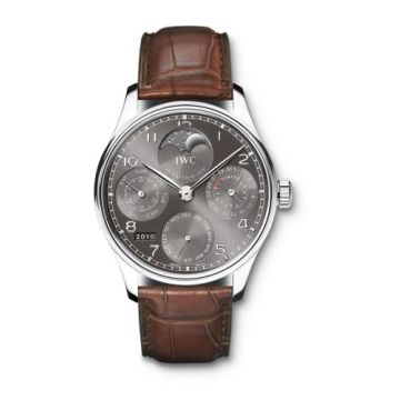 IWC Schaffhausen Portugieser Perpetual Calendar 5023 White Gold / Ardoise