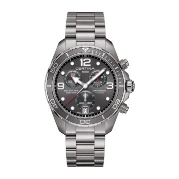 Certina DS Action Chronograph Titanium / Grey / Bracelet