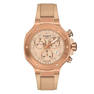 Tissot T-Race Chronograph 38 Carnation Gold / Nude