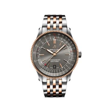 Breitling Navitimer Automatic 41 Automatic Stainless Steel / Rose Gold / Grey / Bracelet