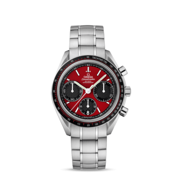 Omega Speedmaster Racing Co-Axial Chronograph Stianless Steel / Red / Bracelet