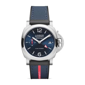 Panerai Luminor 1950 44 BiTempo Luna Rossa Stainless Steel / Blue