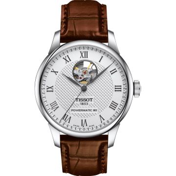 Tissot Le Locle Powermatic 80 Open Heart Stainless Steel / Silver