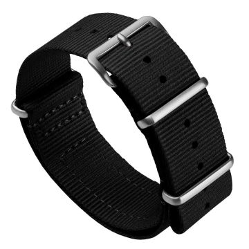 STANDARD ISSUE Military Strap - Tactical Black - 21mm