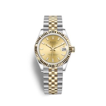 Rolex Datejust 31 Stainless Steel / Yellow Gold / Fluted / Champagne / Jubilee