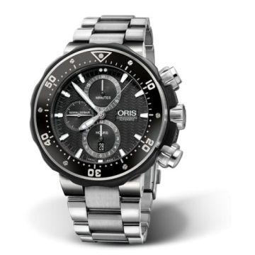 Oris ProDiver Chronograph Titanium / Black / Bracelet