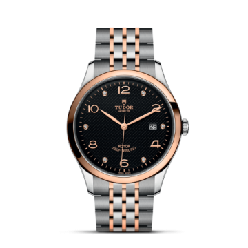 Tudor 1926 41 Stainless Steel / Rose Gold / Black - Diamond