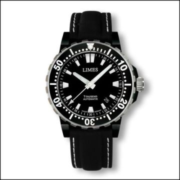 Limes 1Tausend Automatic PVD - Leather strap