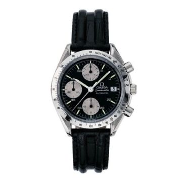 Omega Speedmaster Date 39 Stainless Steel / Black - Silver