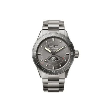 Blancpain Fifty Fathoms Bathygraphe Quantième Complet Titanium / Grey / Bracelet