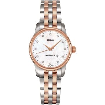 Mido Baroncelli Tradition Lady Stainless Steel - Rose Gold / MOP / Bracelet