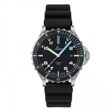 Laco Squad Watch Atlantik / Stainless steel / Black