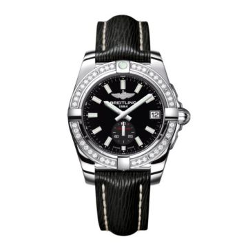 Breitling Galactic 36 Automatic Stainless Steel / Diamond / Onyx Black / Sahara