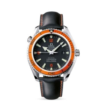 Omega Seamaster Planet Ocean 600M Co-Axial 45.5 Stainless / Orange / Rubber