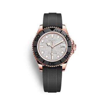 Rolex Yacht-Master 37 Everose Cerachrom / Paved