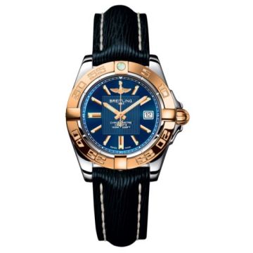 Breitling Galactic 32 Stainless Steel / Rose Gold / Metallica Blue / Sahara